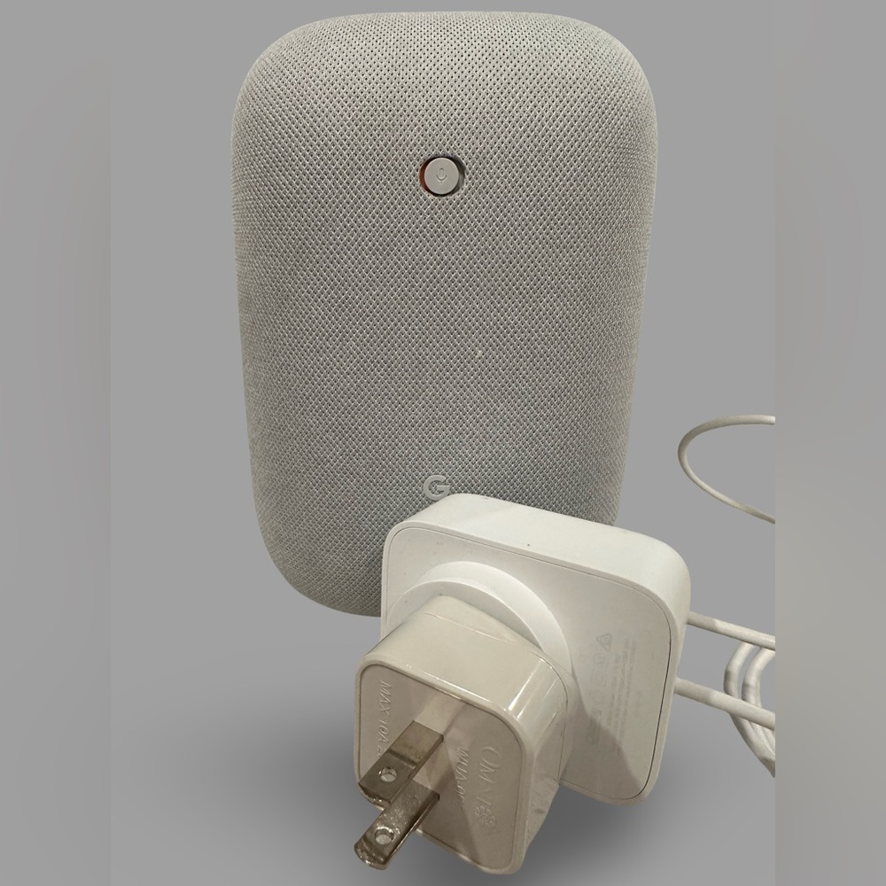 Google Nest Audio Smart Speaker - White and Gray